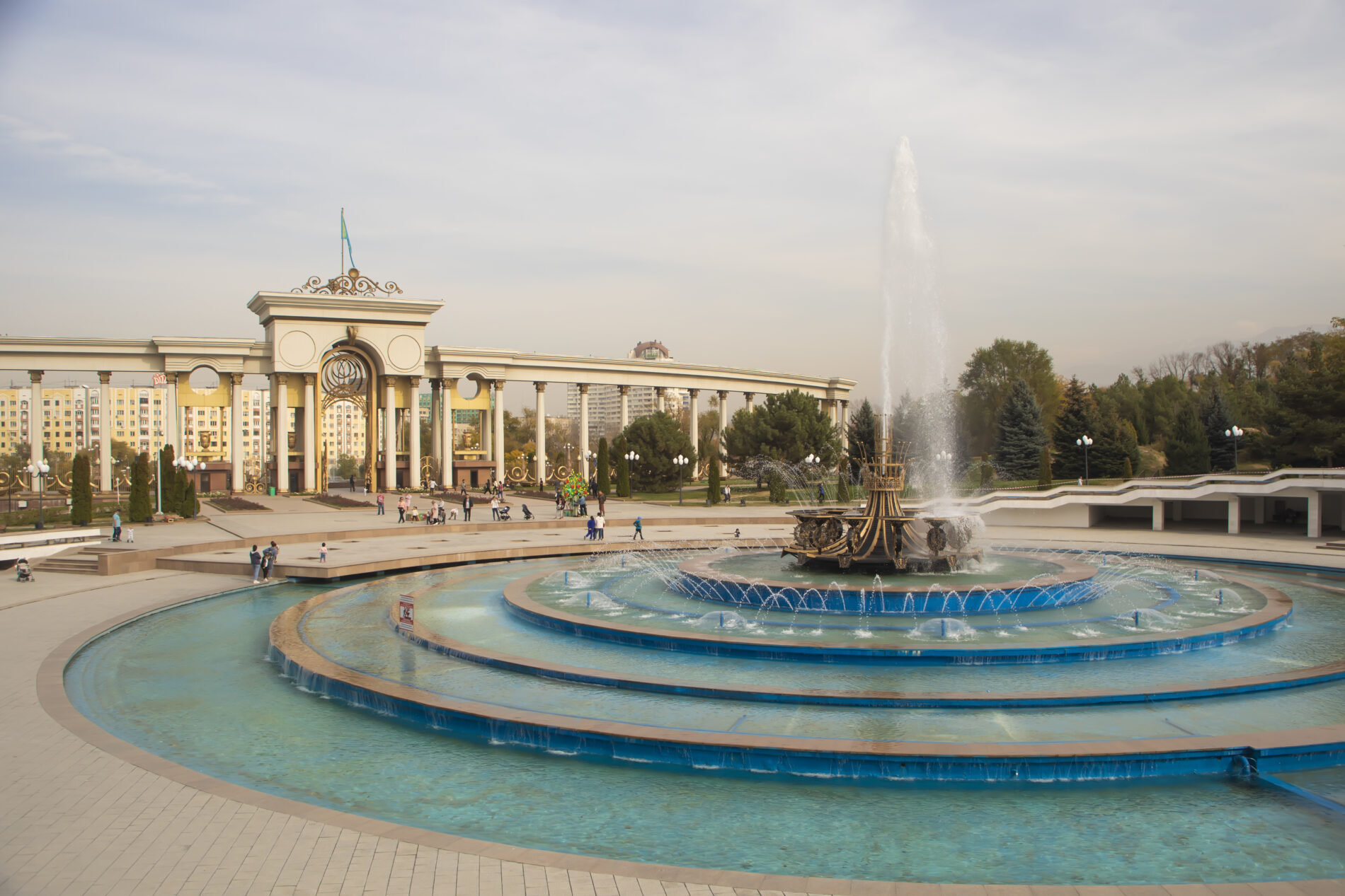 Fountain in the park of
first president – Almaty, Kazakhstan – 10.16.2022