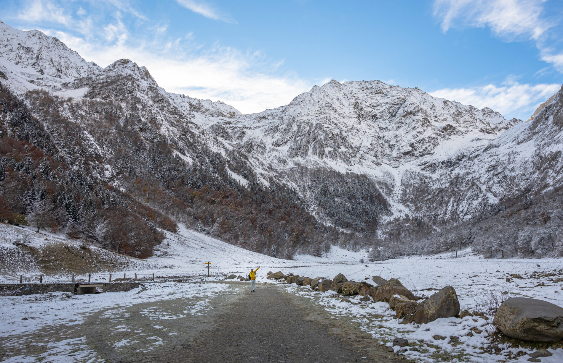 Sunrise in Artiga de Lin, in the Aran Valley, located in the Catalan Pyrenees