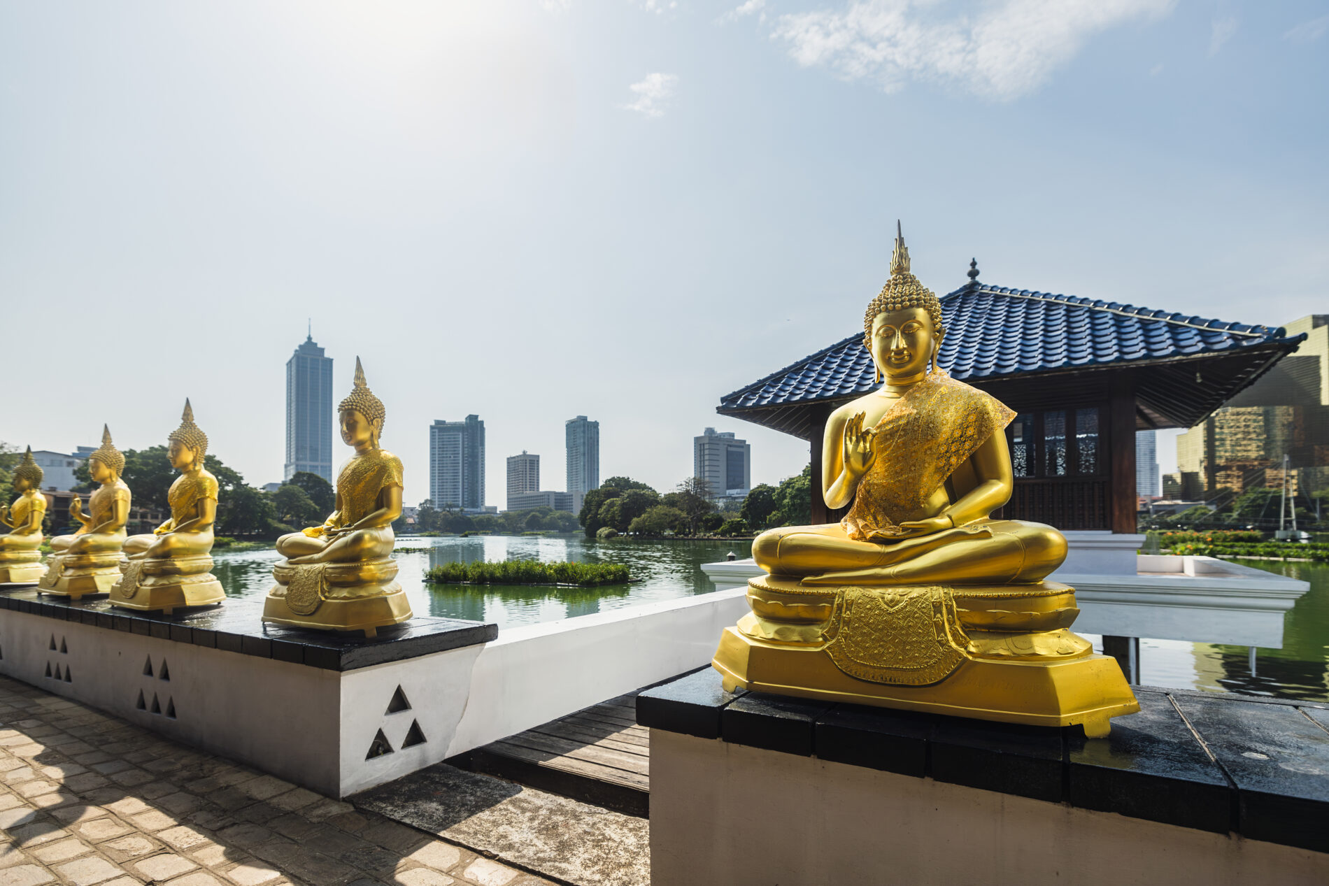 Buddhist temple in Colombo